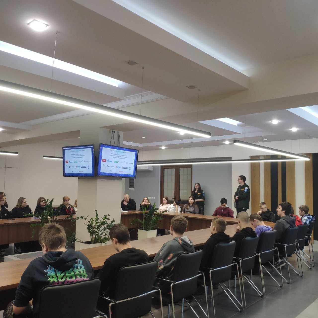 Встреча студентов с членами Регионального Штаба 